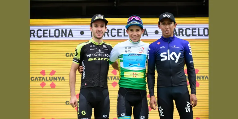 Miguel Ángel López, guanyador de la Volta a Catalunya 2019