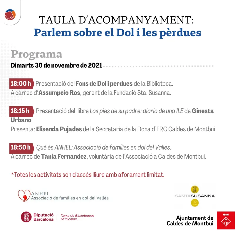 La biblioteca inaugura un nou fons de llibres sobre dol i pèrdues