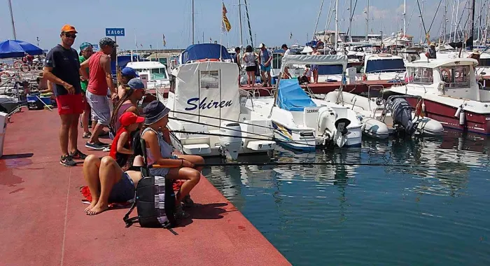 El concurs de pesca es va a les instal·lacions de l'entitat ( Foto: Xavi Salbanyà )