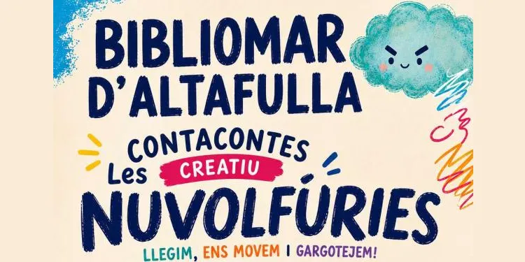 La Bibliomar d’Altafulla convida les famílies a descobrir 'Les Nuvolfúries' amb un contacontes creatiu