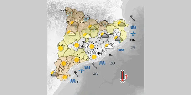 Protecció Civil alerta de la possibilitat que augmentin els cabals dels rius del Pirineu Occidental