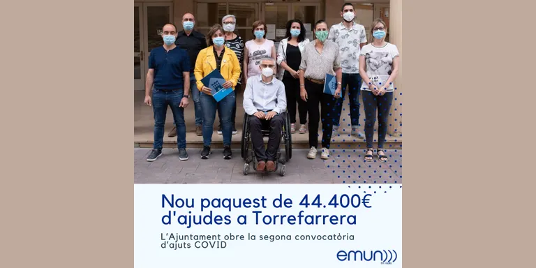 Nou paquest de 44.400€ en ajudes a Torrefarrera