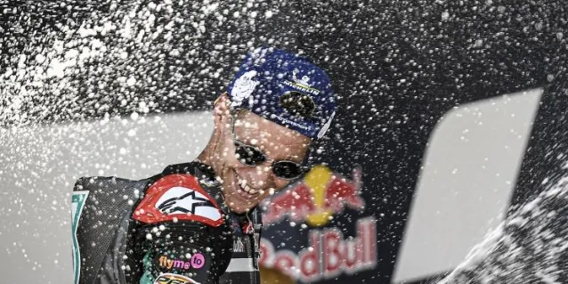 Quartararo repeteix victòria a Xerès i Viñales i Rossi completen el podi