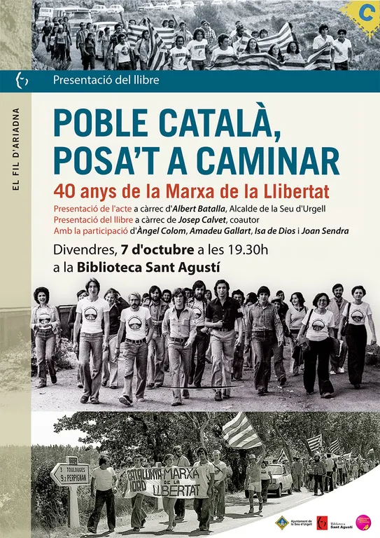 Presentació a la Seu del llibre 'Poble català, posa't a caminar'