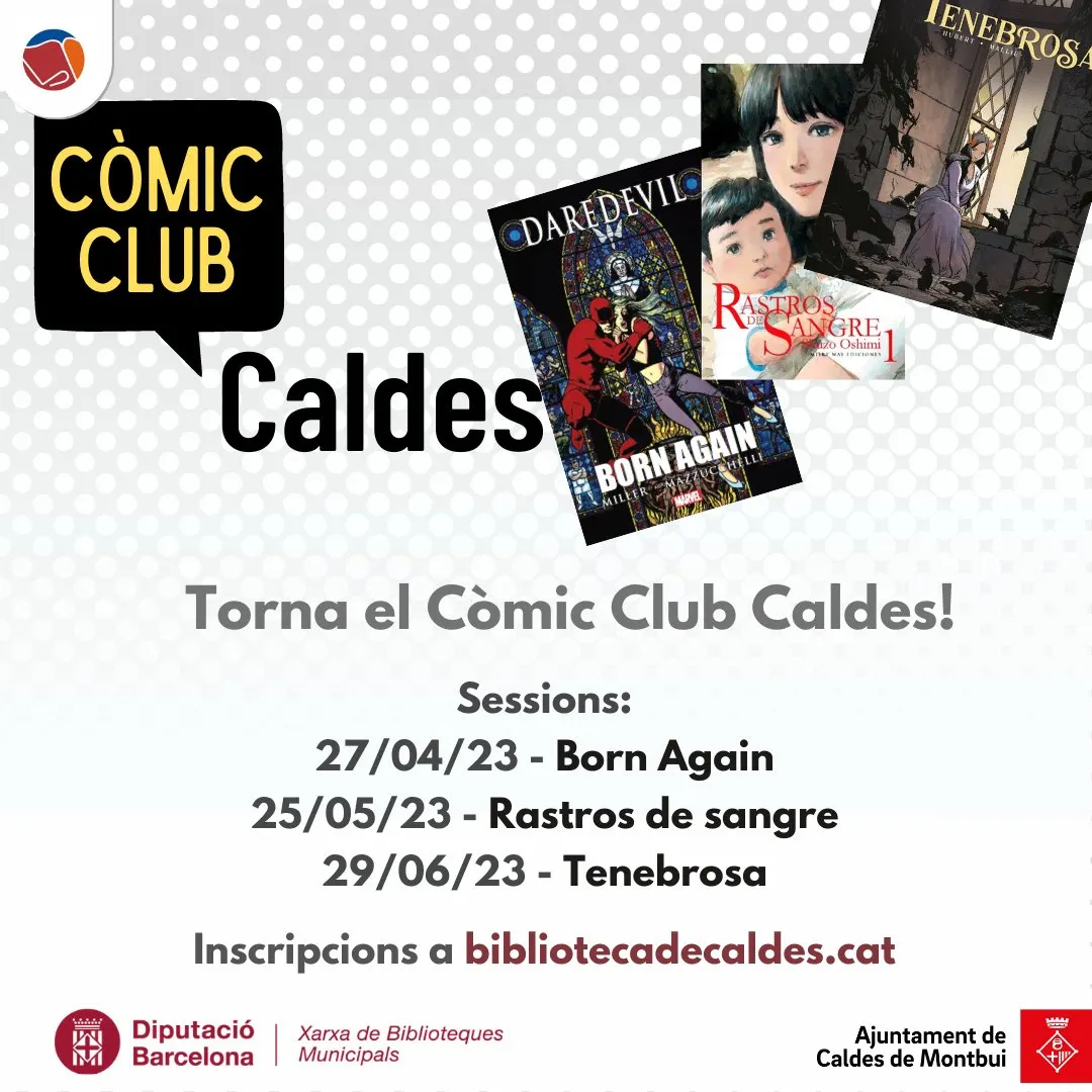 La biblioteca enceta la segona edició del Còmic Club Caldes