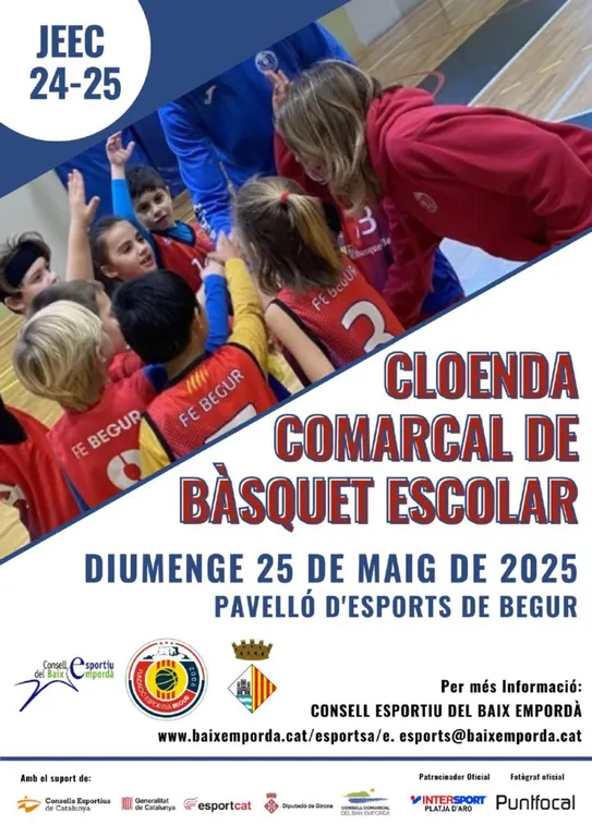 Més de 200 esportistes passaran per Begur en la Cloenda Comarcal de Bàsquet Escolar