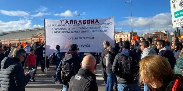 Els pescadors han fet vaga aquest dilluns per protestar contra les dificultats que pateix el sector