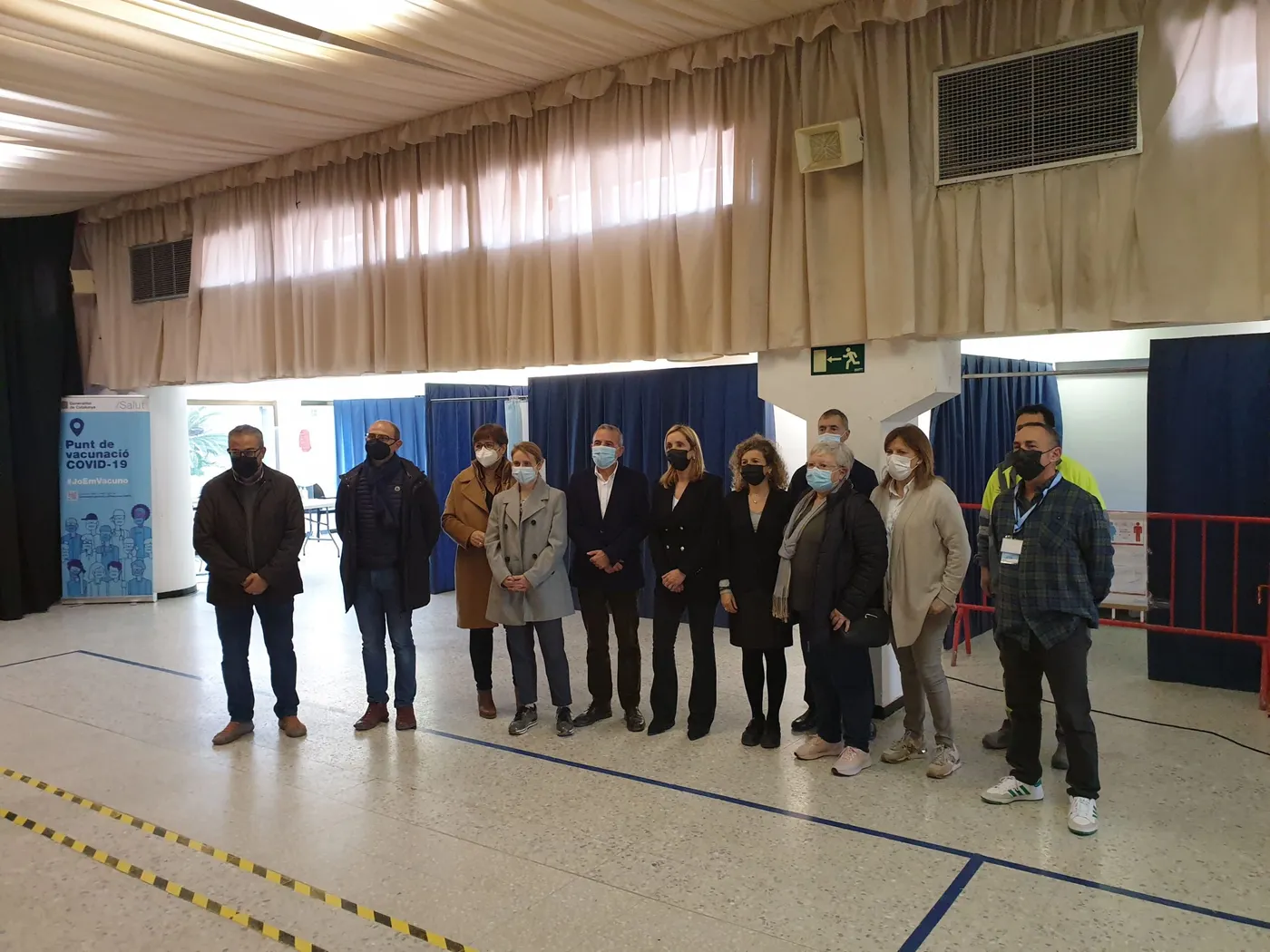 Últim dia de l’Espai de vacunació de la Sala Kursaal