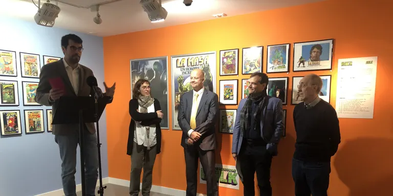 Inaugurada al Museu del Tabac de Sant Julià de Lòria l'exposició 'Herois i superherois', de Josep Benavent