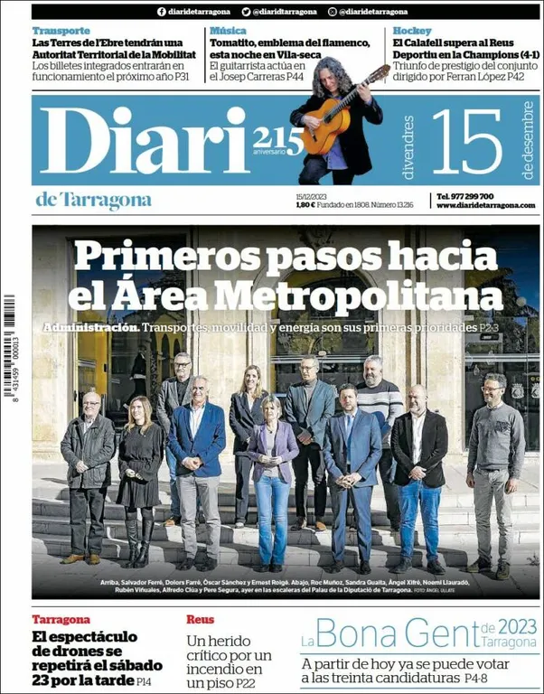 Cop d'ull als diaris d'aquest divendres 15 de desembre