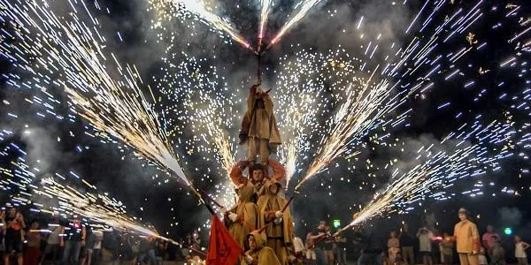 Tot a punt pel primer gran correfoc de l’estiu dels Diables Petits d’Altafulla