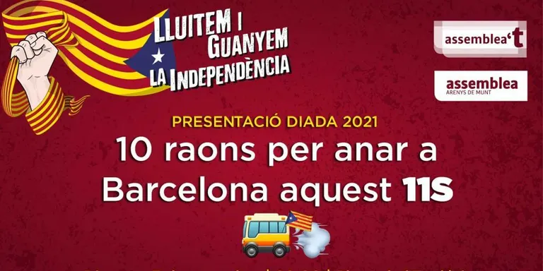 L’ANC explicarà avui al vespre a la plaça com anirà la Diada a Barcelona