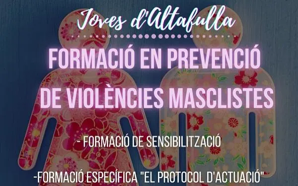 La regidoria de Joventut d'Altafulla organitza un curs de formació en prevenció de violències masclistes el pròxim 5 de juny
