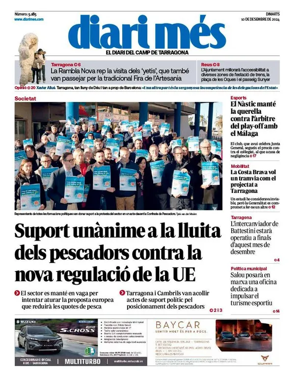Cop d'ull als diaris d'aquest dimarts 10 de desembre