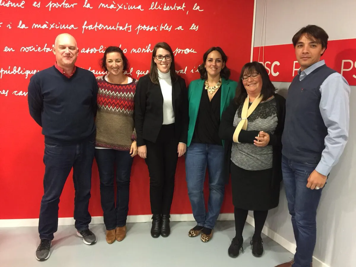 El pinedenc Dante Ferreiro acompanya a Alícia Romero que encapçala la llista del PSC pel Maresme