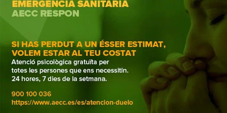 L'AECC respon davant del malestar emocional causat pel Covid-19 i altres situacions de dol