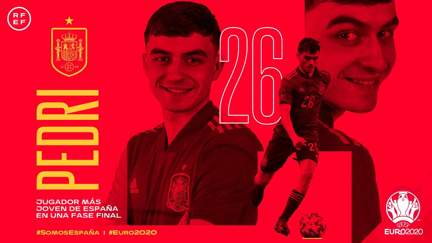 Pedri, el jugador més jove que ha vestit la samarreta de la Selecció