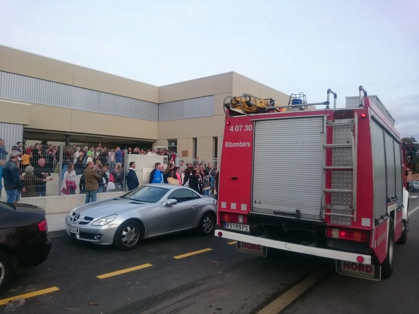 La Policia Nacional fa càrregues policials a Sant Cebrià i Sant Iscle de Vallalta