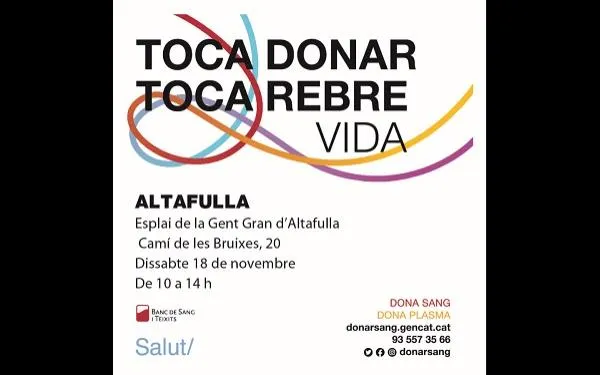Foto: Banc de Sang i Teixits de Catalunya