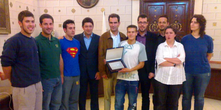 Recepció al Futbol Sala La Seu a l'Ajuntament