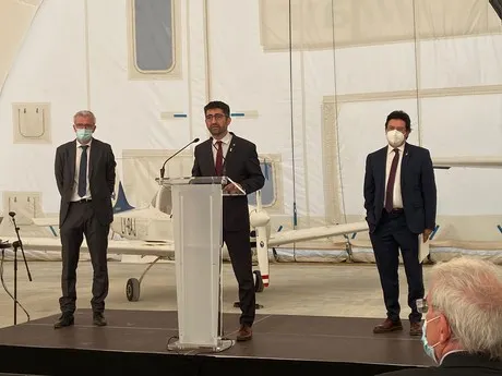 Roda de premsa del vicepresident