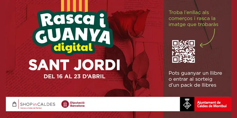 Shop in Caldes impulsa una campanya “Rasca i guanya” per Sant Jordi