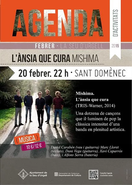 Mishima presenta a la Seu d'Urgell el seu nou àlbum 'L'ànsia que cura'