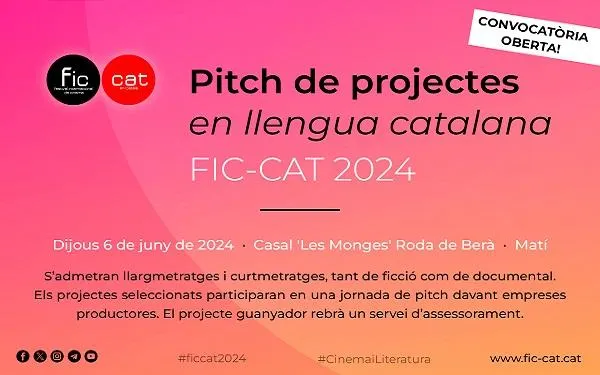 El FIC-CAT celebrarà un pitch de projectes en la seva 16a edició