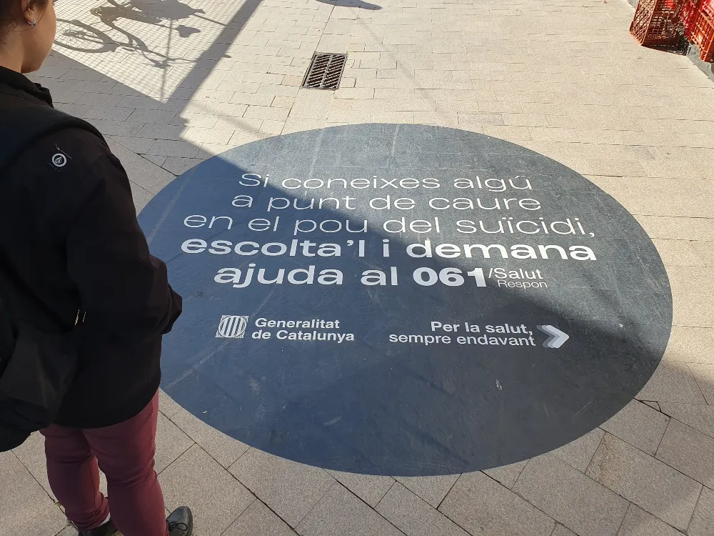 Pineda s'adhereix a la campanya «No el deixis caure al pou del suïcidi»