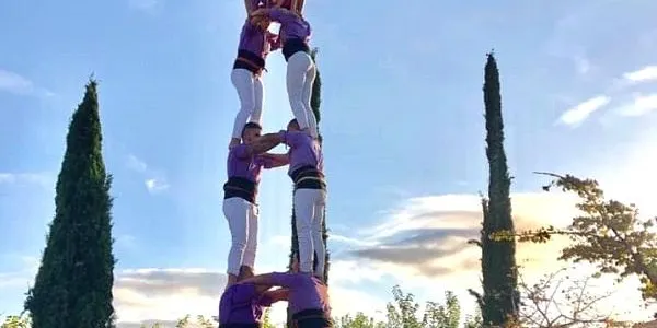 Els Castellers d'Altafulla compleixen en la Diada del Record de l’Arboç