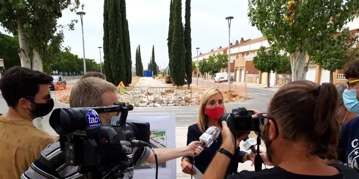 Visita a les obres del segon tram del passeig President Tarradellas
