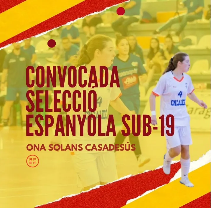 Ona Solans, jugadora del CN Caldes, convocada amb la selecció espanyola sub-19 de futbol sala