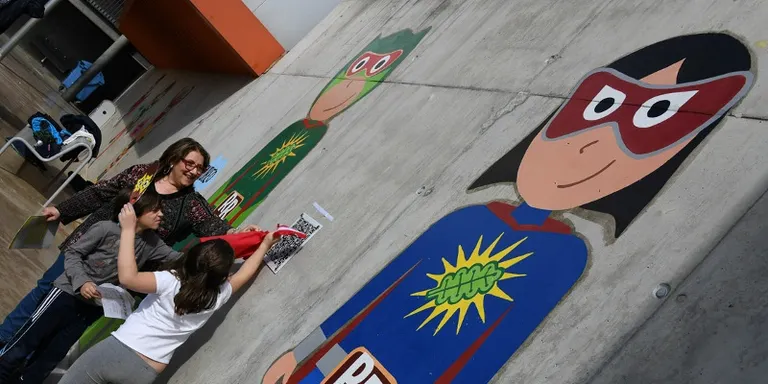 El Rivo Rubeo inaugura el mural del seu 10è aniversari