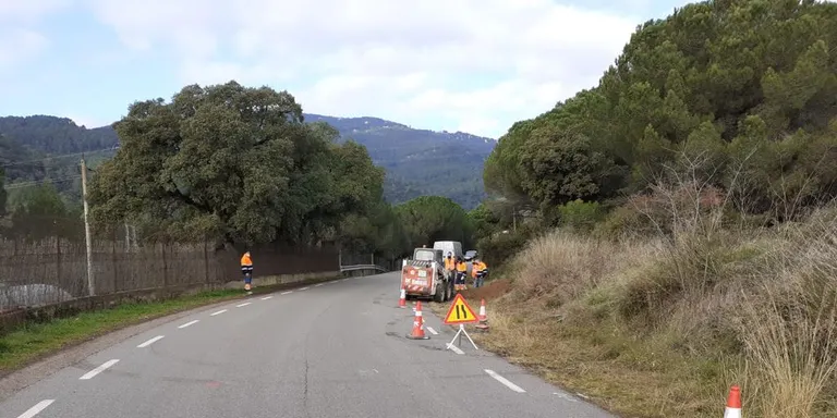 Comencen les obres pel tram de vianants entre el Remei i la carretera del Farell