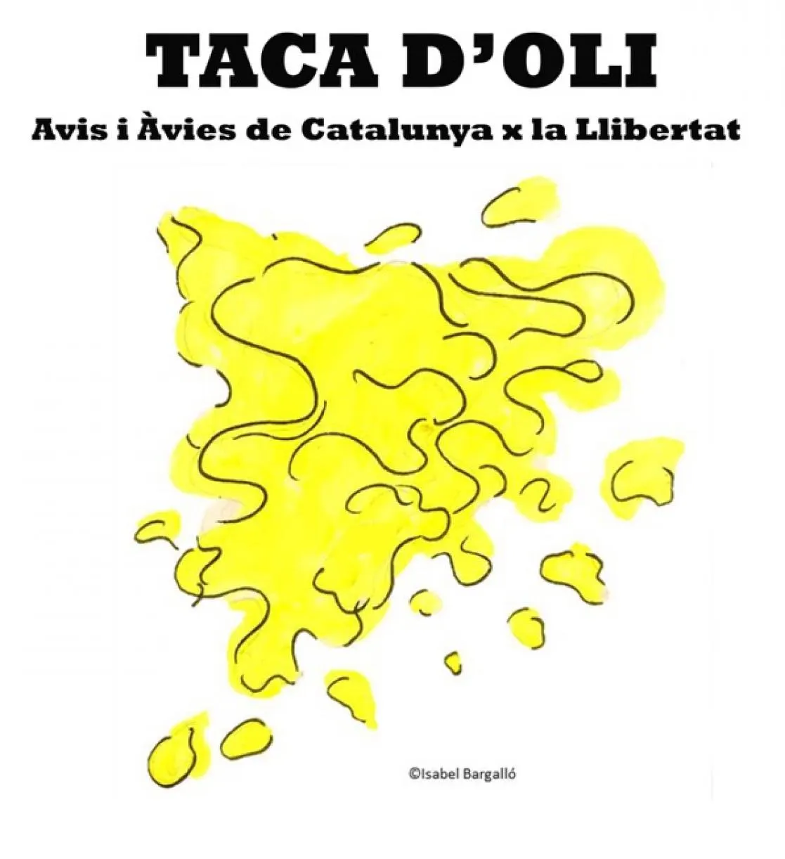El col·lectiu Caldes Groga s’afegeix al manifest de la Taca d’Oli que agrupa persones grans de tot Catalunya que protesten per la manca d’entesa de les forces independentistes