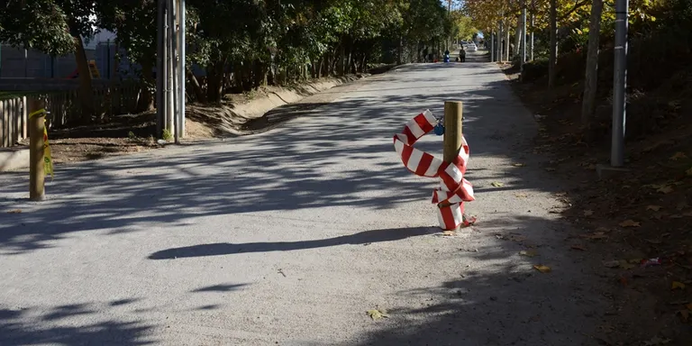 El camí de Ca N'Oriol es tanca al trànsit
