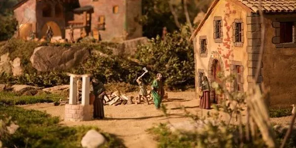 Josep Manchó i Miquel i Francesc Tribaldo, guanyadors del 6è Concurs de Pessebres d’Altafulla