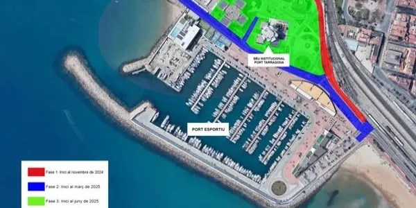 Comencen les obres del Parc del Port de Tarragona, un projecte en tres fases per renaturalitzar un espai urbà d'11.500 m2