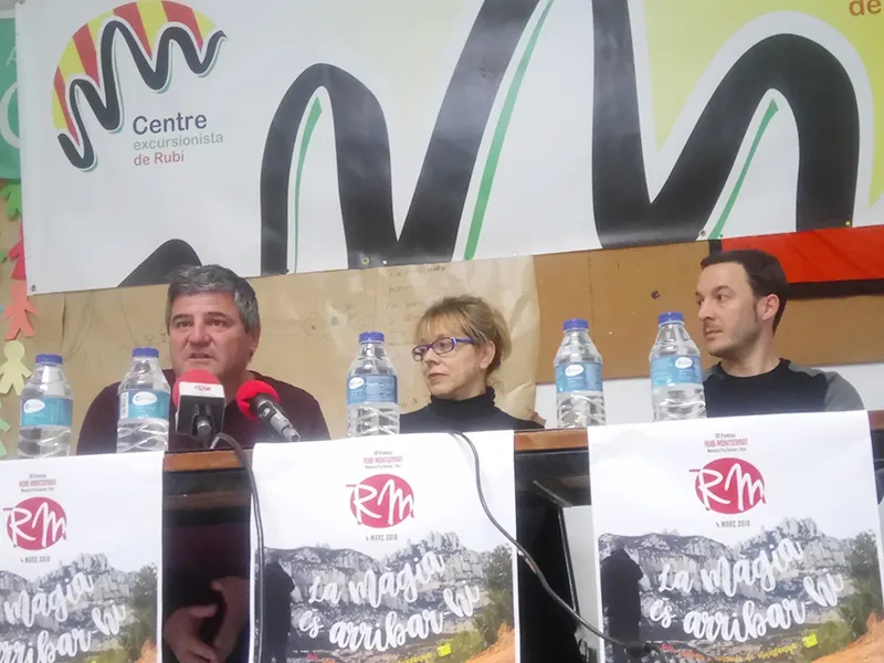 Presentació de la setena edició de la Travessa Rubí-Montserrat