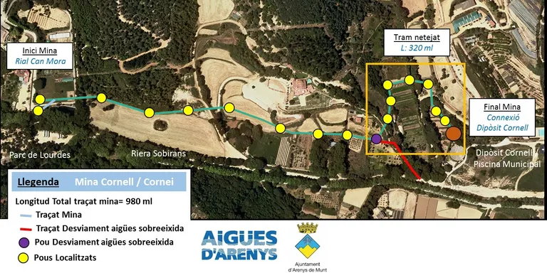 Arenys de Munt recupera la Mina del Cornell per abastir-se d'aigua amb recursos propis