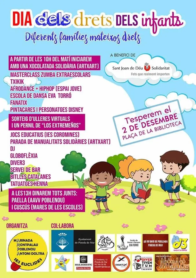 Les escoles de Poblenou tanquen els actes del Dia de la Infància
