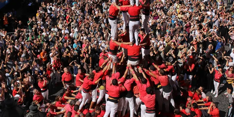 La Colla Joves assoleix la tripleta màgica a la Mercè