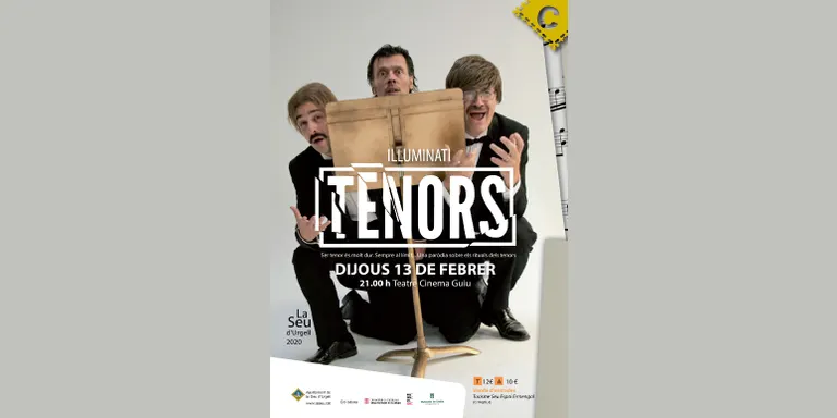 Illuminati presenta a la Seu d’Urgell 'Tenors', homenatge humorístic al món de l’òpera