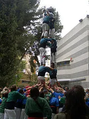 Els Castellers de Caldes comencen el segon tram de la temporada amb la clàssica actuació de Festa Major a Palau-Solità i Plegamans