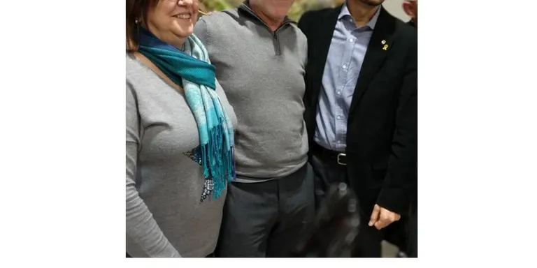 Antonio Farré es reuneix amb el conseller Damià Calvet i la presidenta de la Diputació, Rosa Maria Perelló