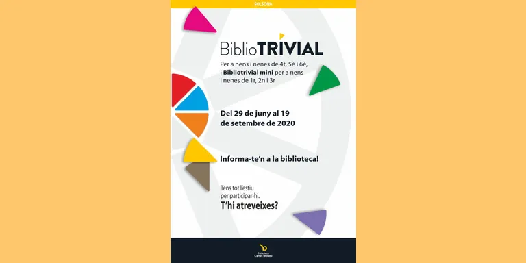 Avui arrenca a la biblioteca de Solsona la segona edició del Bibliotrivial