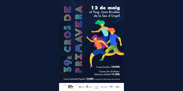 La Seu d'Urgell celebra aquest diumenge el 39è Cros Escolar de Primavera