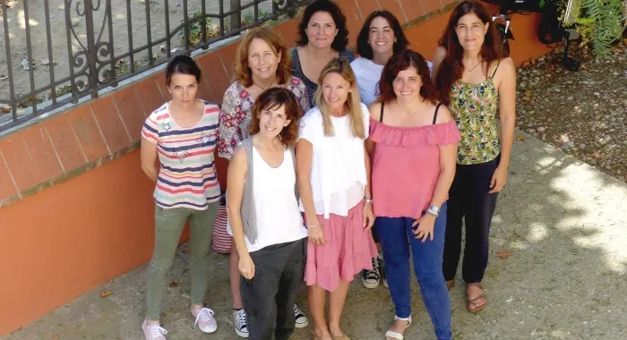 Part de l'equip de professionals del CDIAP a Arenys de Mar ( Foto: Fundació Maresme )