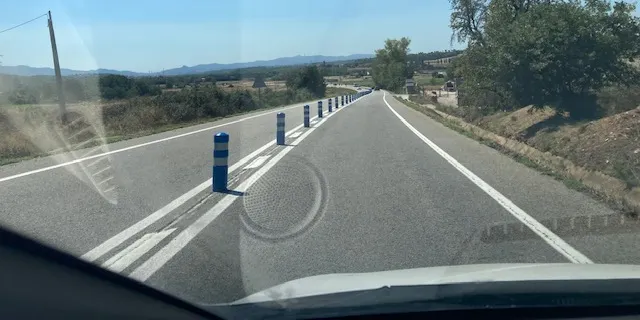 Polèmica instal·lació de les balises a la C-59