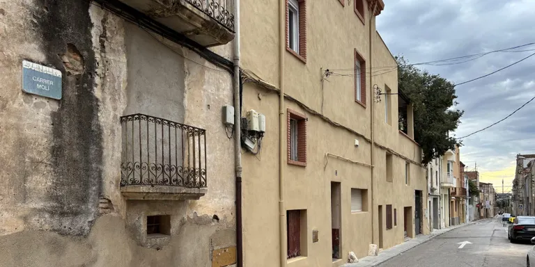 El carrer Molí i carrer Nou, pràcticament a punt